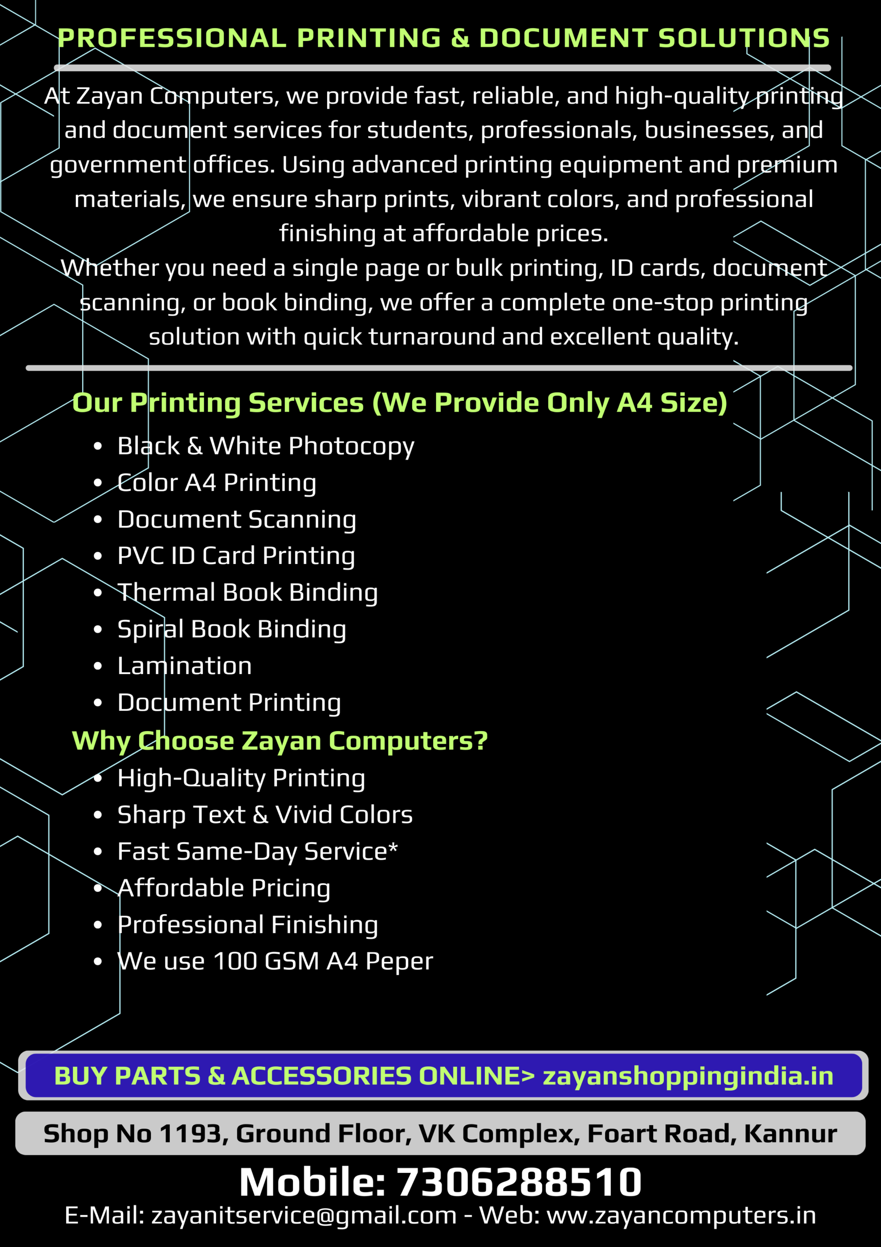 Zayan Computers Kannur
